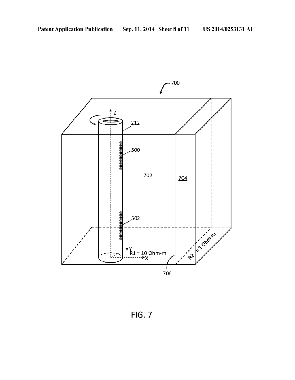 Apparatus and Method for Directional Resistivity Measurement While     Drilling Using Slot Antenna - diagram, schematic, and image 09