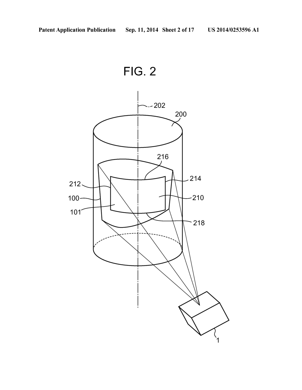 PROJECTION APPARATUS, PROJECTION METHOD AND COMPUTER-READABLE STORAGE     MEDIUM FOR CORRECTING A PROJECTION STATE BEING PROJECTED ONTO CURVED     SURFACE - diagram, schematic, and image 03