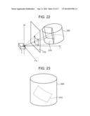 PROJECTION APPARATUS, PROJECTION METHOD AND COMPUTER-READABLE STORAGE     MEDIUM FOR CORRECTING A PROJECTION STATE BEING PROJECTED ONTO CURVED     SURFACE diagram and image