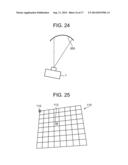 PROJECTION APPARATUS, PROJECTION METHOD AND COMPUTER-READABLE STORAGE     MEDIUM FOR CORRECTING A PROJECTION STATE BEING PROJECTED ONTO CURVED     SURFACE diagram and image