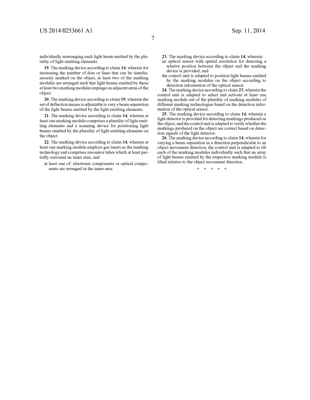 MARKING DEVICE FOR MARKING AN OBJECT WITH MARKING LIGHT - diagram, schematic, and image 15