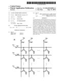 ACTIVE MATRIX DISPLAY DEVICE diagram and image