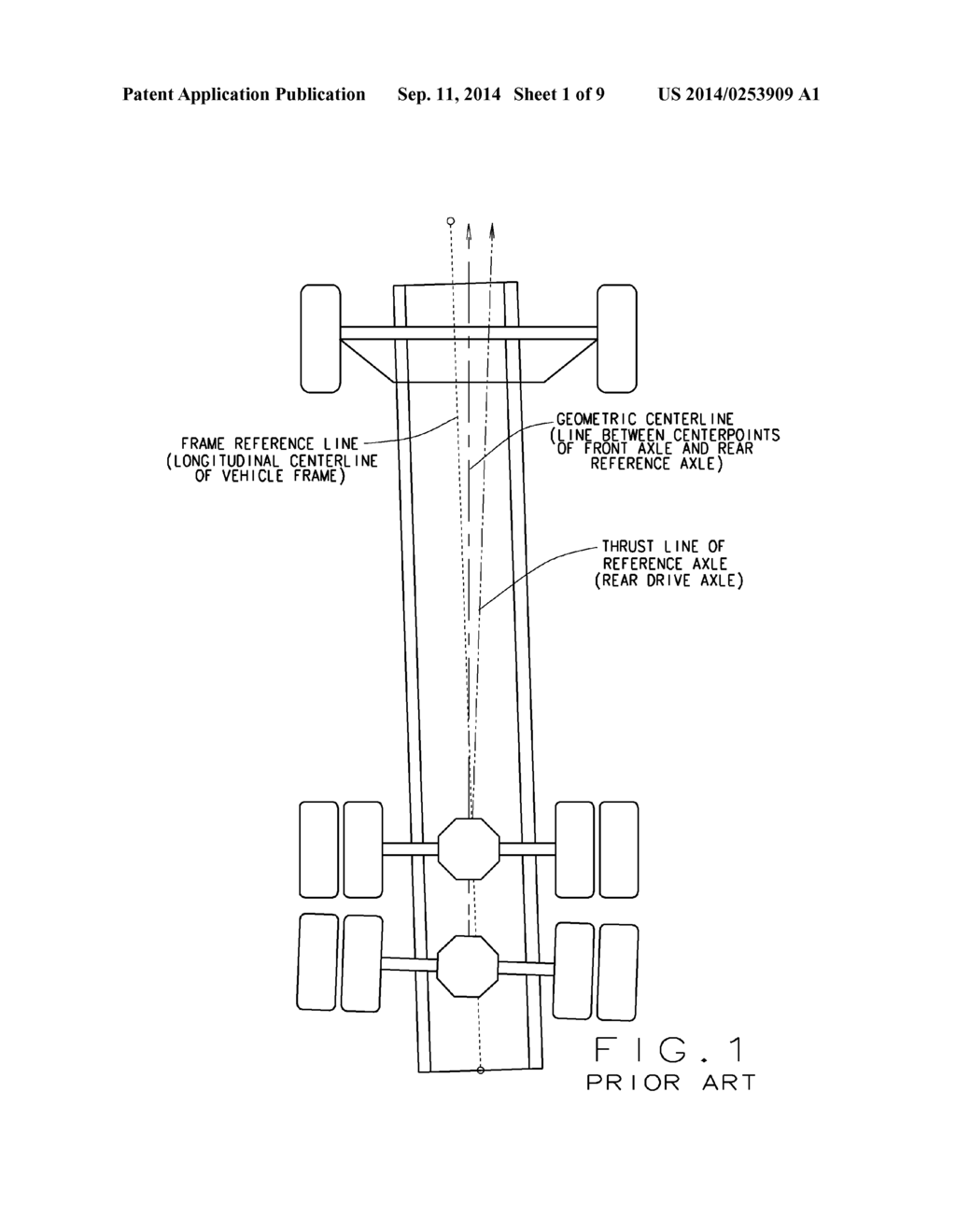 Method and Apparatus for Multi-Axle Vehicle Alignment with Vehicle Frame     Reference - diagram, schematic, and image 02