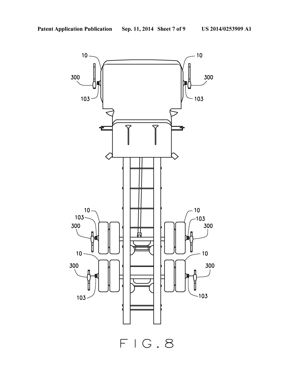 Method and Apparatus for Multi-Axle Vehicle Alignment with Vehicle Frame     Reference - diagram, schematic, and image 08