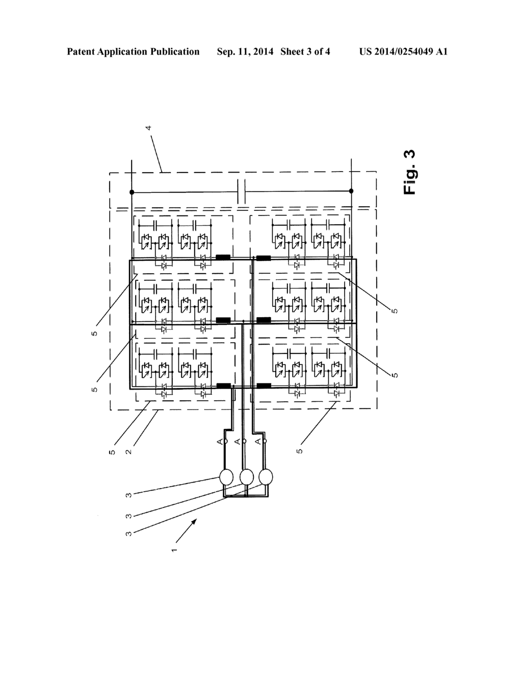 METHOD FOR ELIMINATING AN ARC DRIVEN BY MEANS OF AT LEAST ONE PHASE     VOLTAGE SOURCE OF A CONVERTER CIRCUIT - diagram, schematic, and image 04