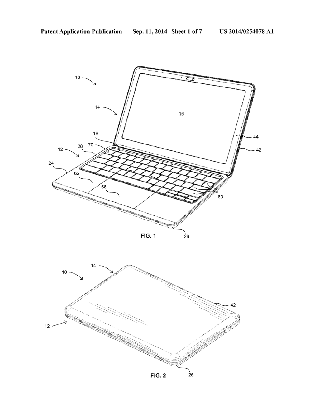 PORTABLE COMPUTER HOUSING AND ASSEMBLY METHODS - diagram, schematic, and image 02