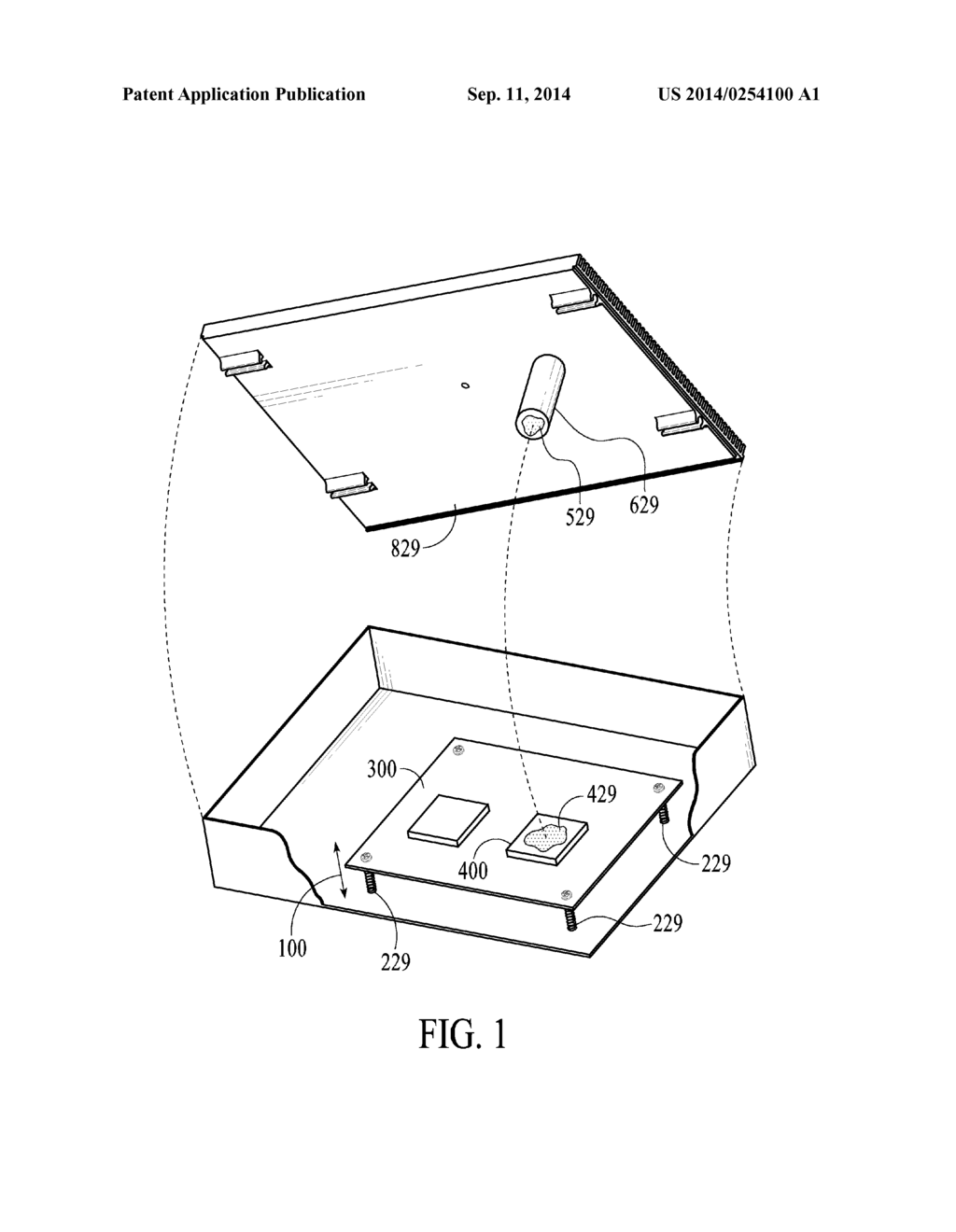 Cooling Apparatus for Fanless Desktop Enclosure of an Elastomericly     Suspended Circuit Board - diagram, schematic, and image 02