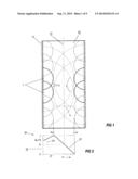 Wide- Angle Non- Imaging Illumination Lens Arrayable for Close Planar     Targets diagram and image
