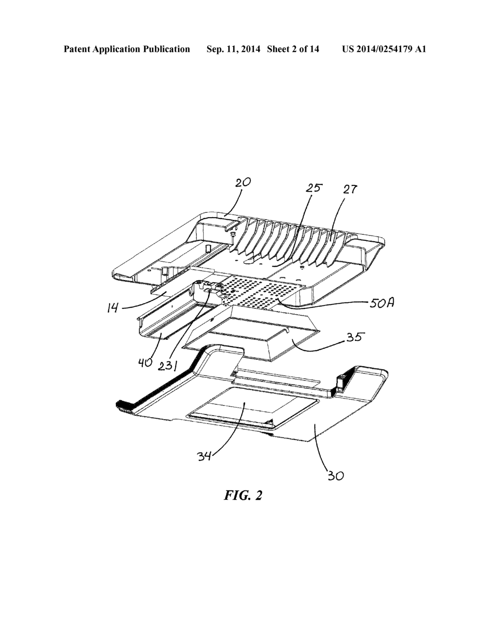 Light Fixture with Facilitated Thermal Management - diagram, schematic, and image 03