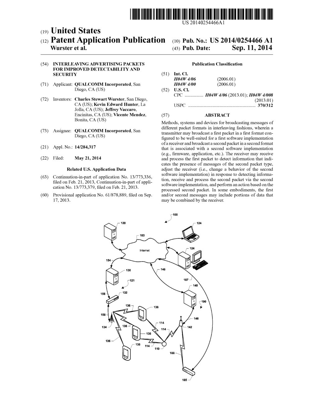 Interleaving Advertising Packets For Improved Detectability And Security - diagram, schematic, and image 01