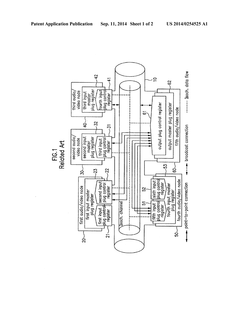 Method of controlling connection between nodes in digital interface - diagram, schematic, and image 02