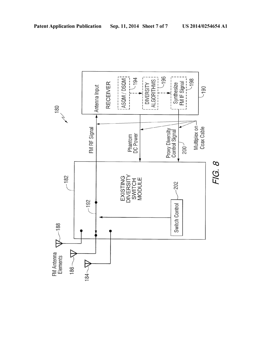 METHOD AND APPARATUS FOR IMPLEMENTING SIGNAL QUALITY METRICS AND ANTENNA     DIVERSITY SWITCHING CONTROL - diagram, schematic, and image 08