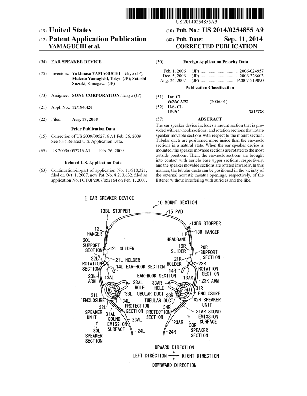 Ear Speaker Device - diagram, schematic, and image 01