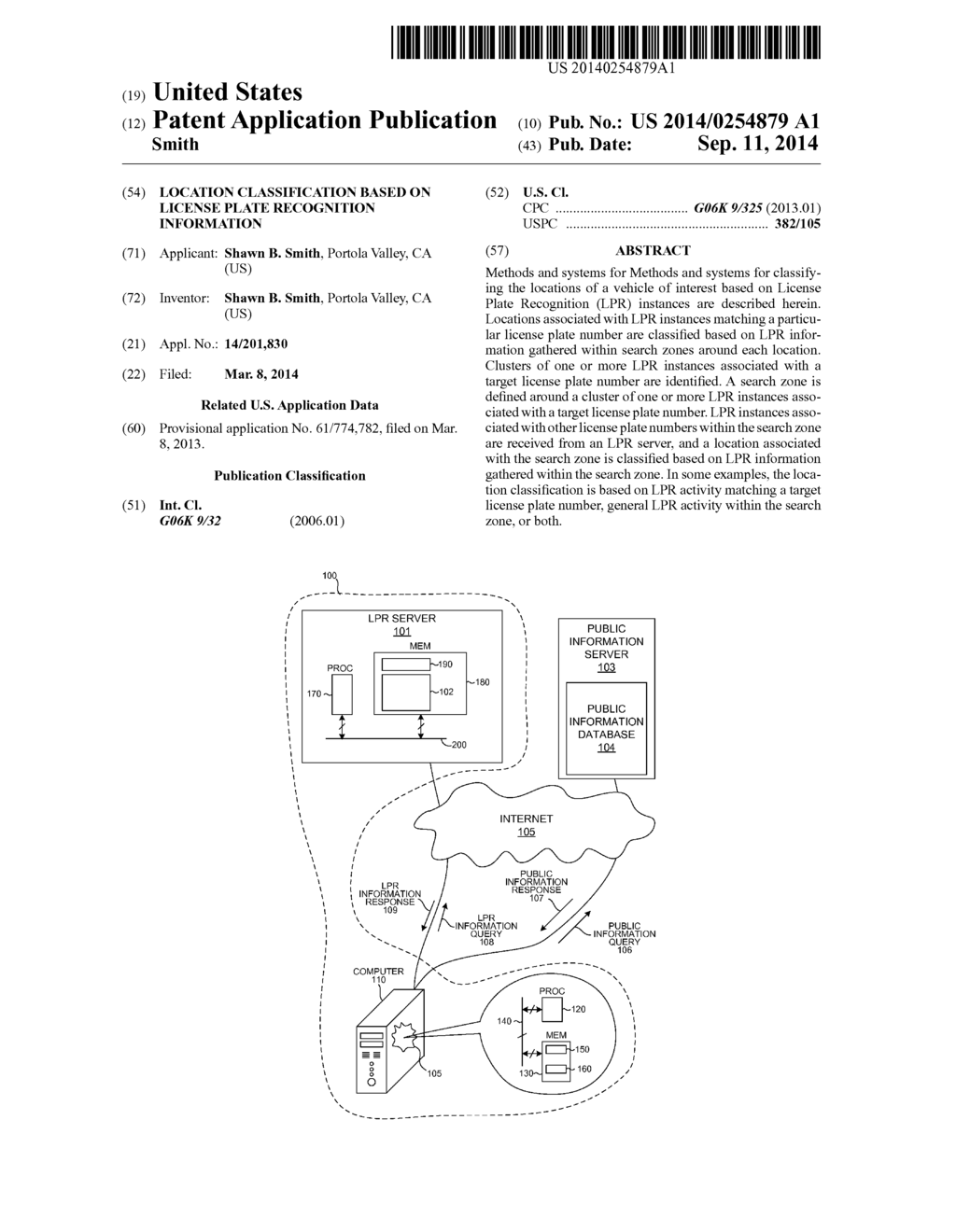 Location Classification Based on License Plate Recognition Information - diagram, schematic, and image 01