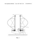 ENERGY-STORING AND POWER-GENERATING SYSTEM AND METHOD FOR A VERTICAL-AXIS     WIND GENERATOR diagram and image