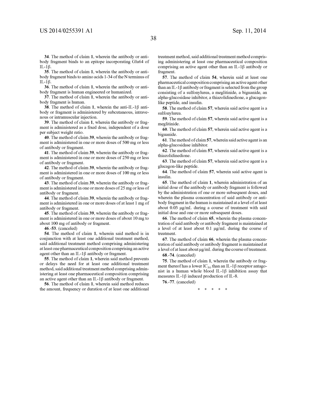 METHODS FOR THE TREATMENT OF IL-1BETA RELATED DISEASES - diagram, schematic, and image 51