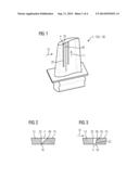 SURFACE HAVING SPECIALLY FORMED RECESSES AND COMPONENT diagram and image