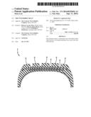 TIRE WITH RIBBED TREAD diagram and image