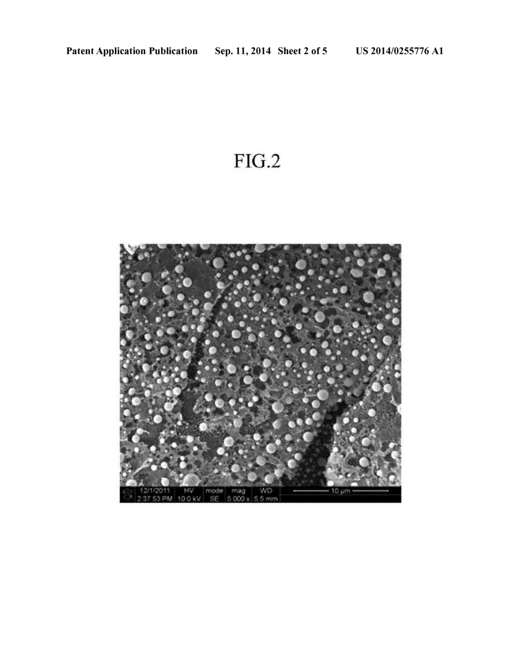 METHOD FOR MANUFACTURING ELECTRODE, ELECTRODE MANUFACTURED ACCORDING TO     THE METHOD, SUPERCAPACITOR INCLUDING THE ELECTRODE, AND RECHARGABLE     LITHIUM BATTERY INCLUDING THE ELECTRODE - diagram, schematic, and image 03