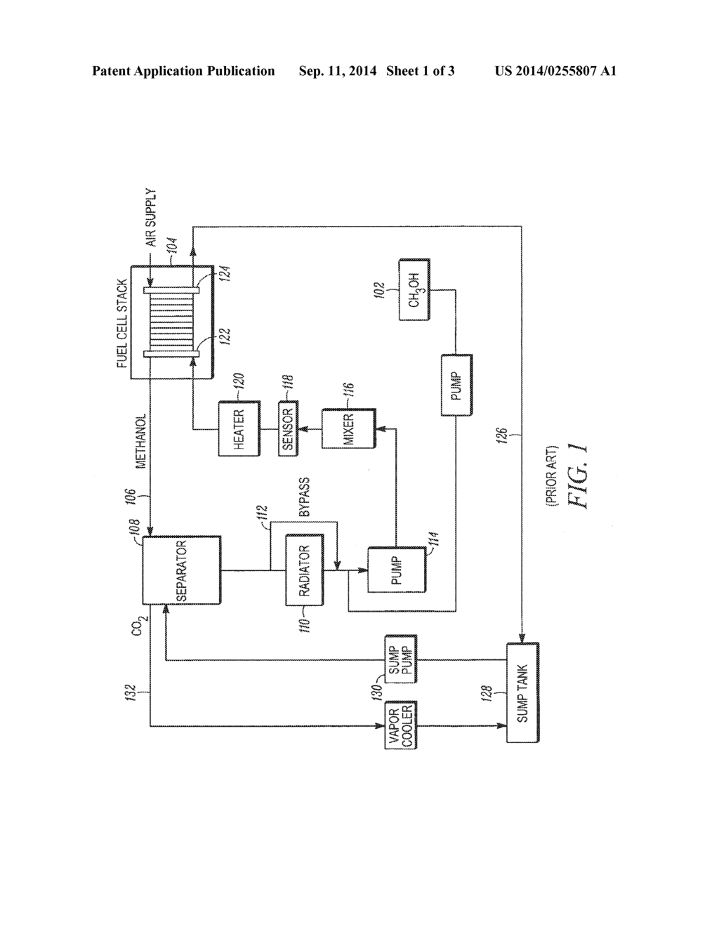 DIRECT METHANOL FUEL CELL OPERABLE WITH NEAT METHANOL - diagram, schematic, and image 02