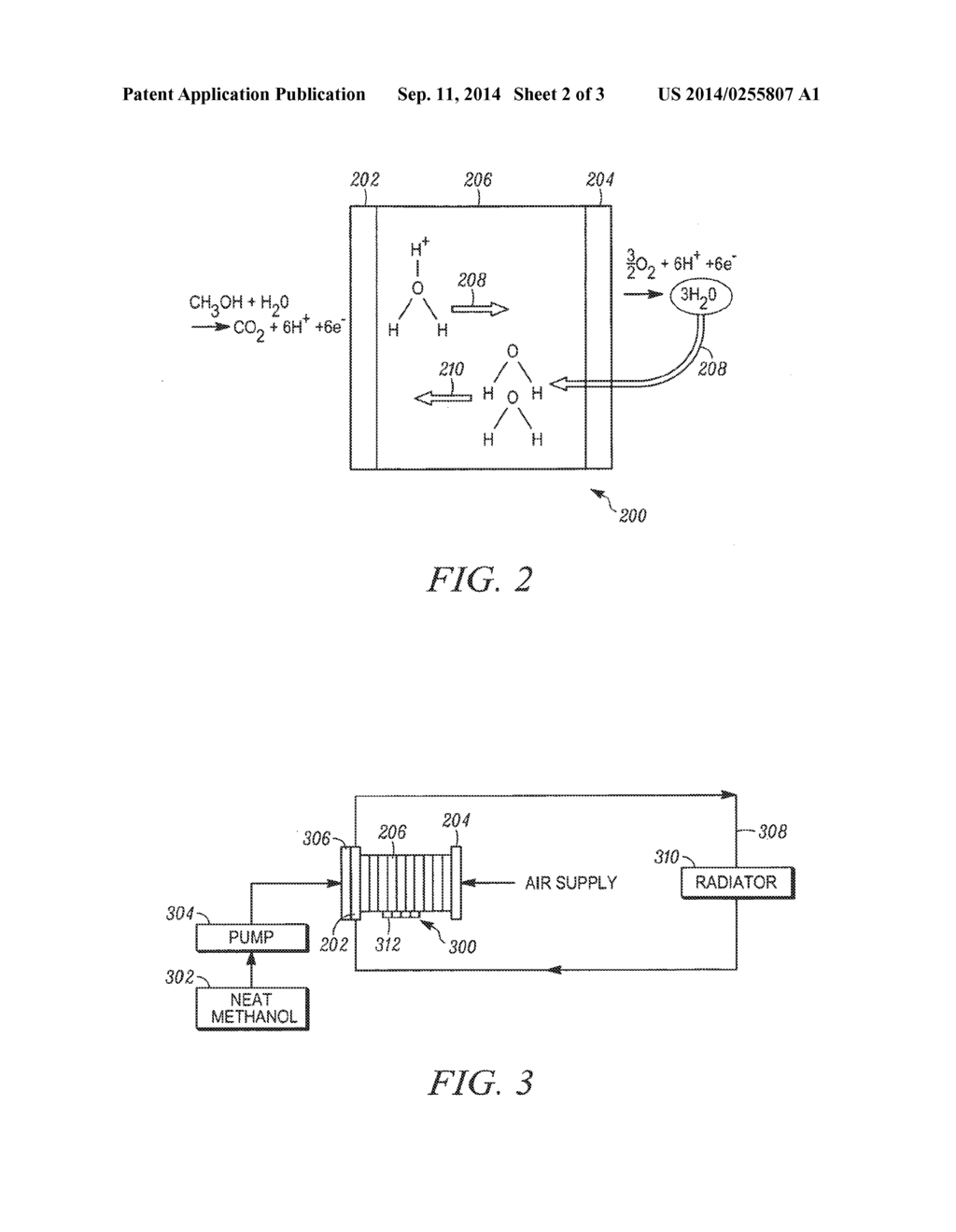 DIRECT METHANOL FUEL CELL OPERABLE WITH NEAT METHANOL - diagram, schematic, and image 03