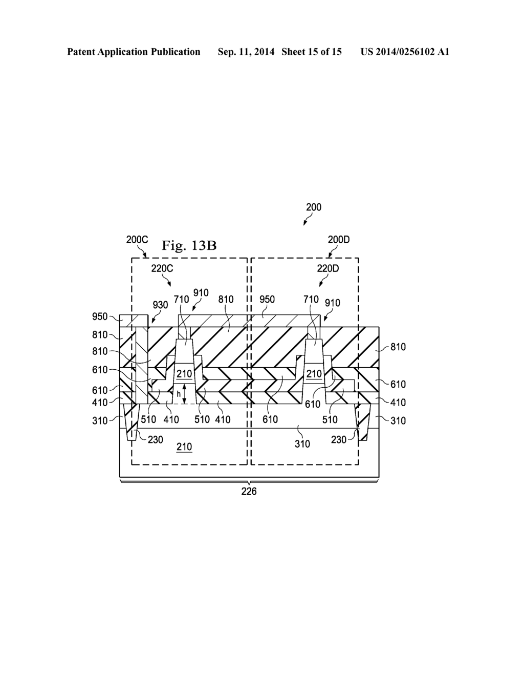 Vertical Tunneling Field-Effect Transistor Cell and Fabricating the Same - diagram, schematic, and image 16