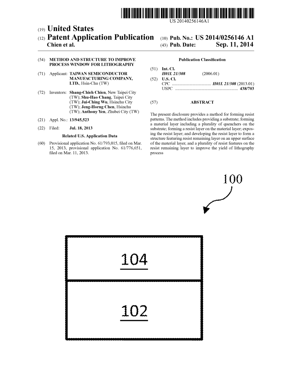 Method and Structure to Improve Process Window for Lithography - diagram, schematic, and image 01