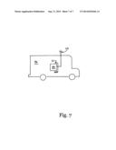 SYMBIOTIC SYSTEM FOR TESTING ELECTROMAGNETIC SIGNAL COVERAGE IN AREAS NEAR     TRANSPORT ROUTES diagram and image