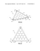 Compact Folding Billiard Rack diagram and image