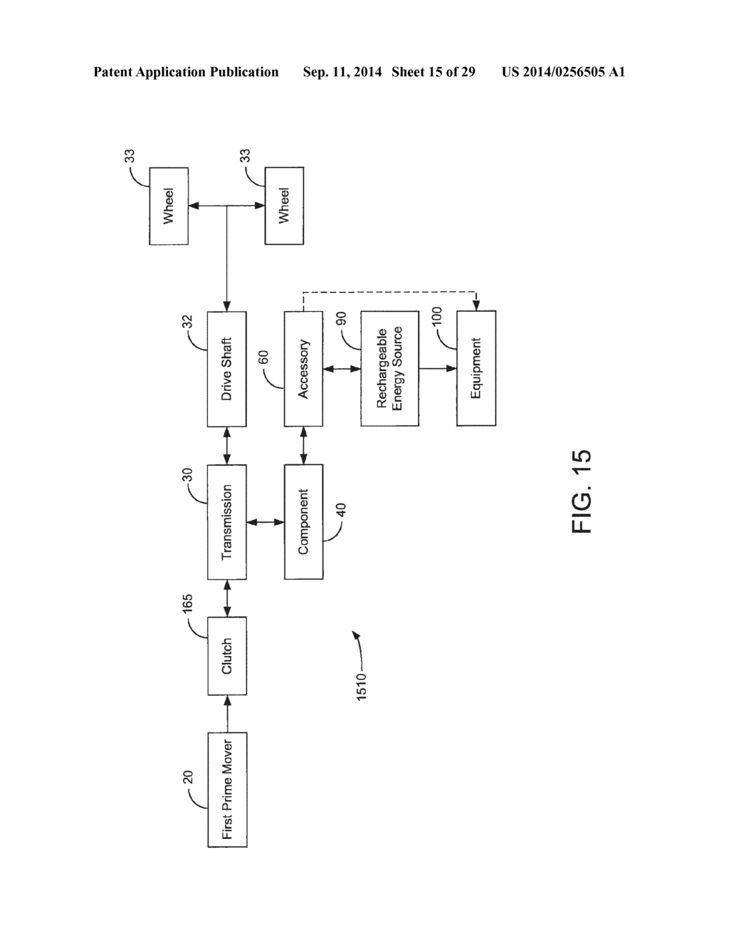 HYBRID VEHICLE DRIVE SYSTEM AND METHOD AND IDLE REDUCTION SYSTEM AND     METHOD - diagram, schematic, and image 16