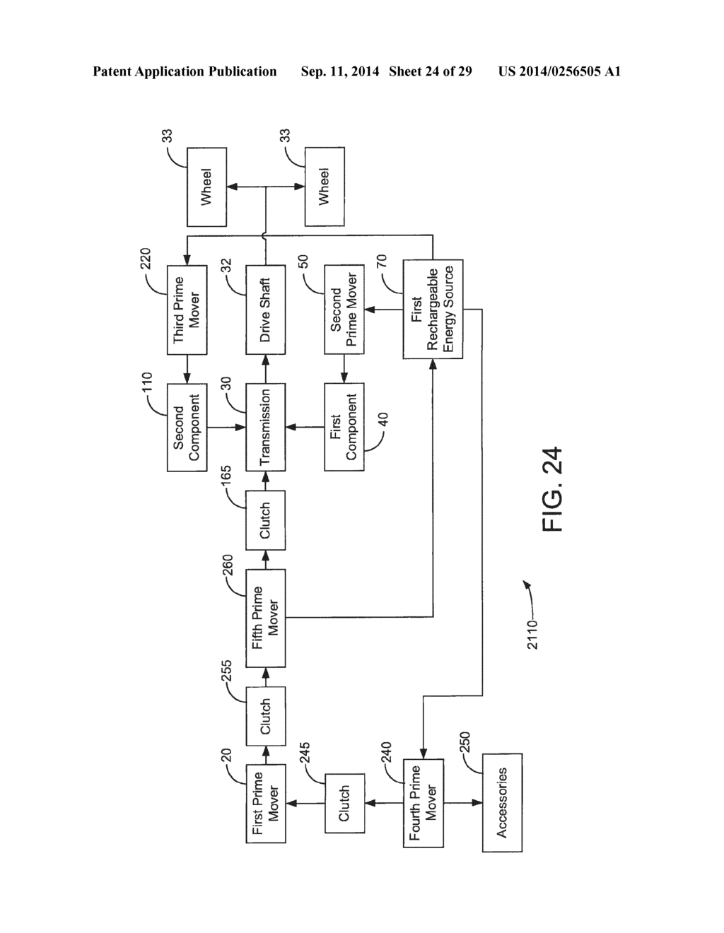 HYBRID VEHICLE DRIVE SYSTEM AND METHOD AND IDLE REDUCTION SYSTEM AND     METHOD - diagram, schematic, and image 25