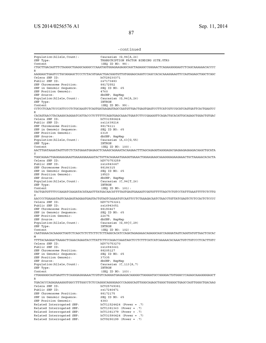 GENETIC POLYMORPHISMS ASSOCIATED WITH LIVER FIBROSIS, METHODS OF DETECTION     AND USES THEREOF - diagram, schematic, and image 88