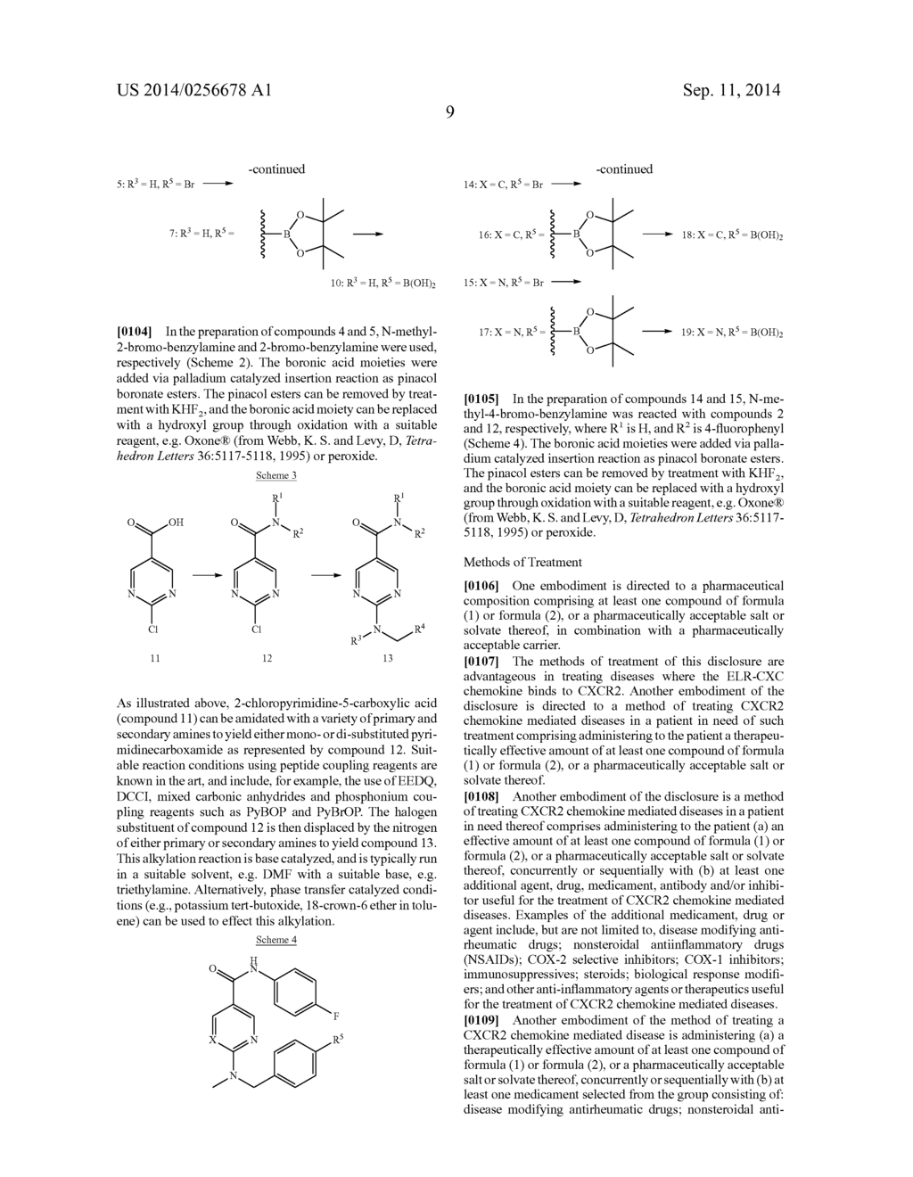 Aminopyrimidinecarboxamides as CXCR2 Modulators - diagram, schematic, and image 10