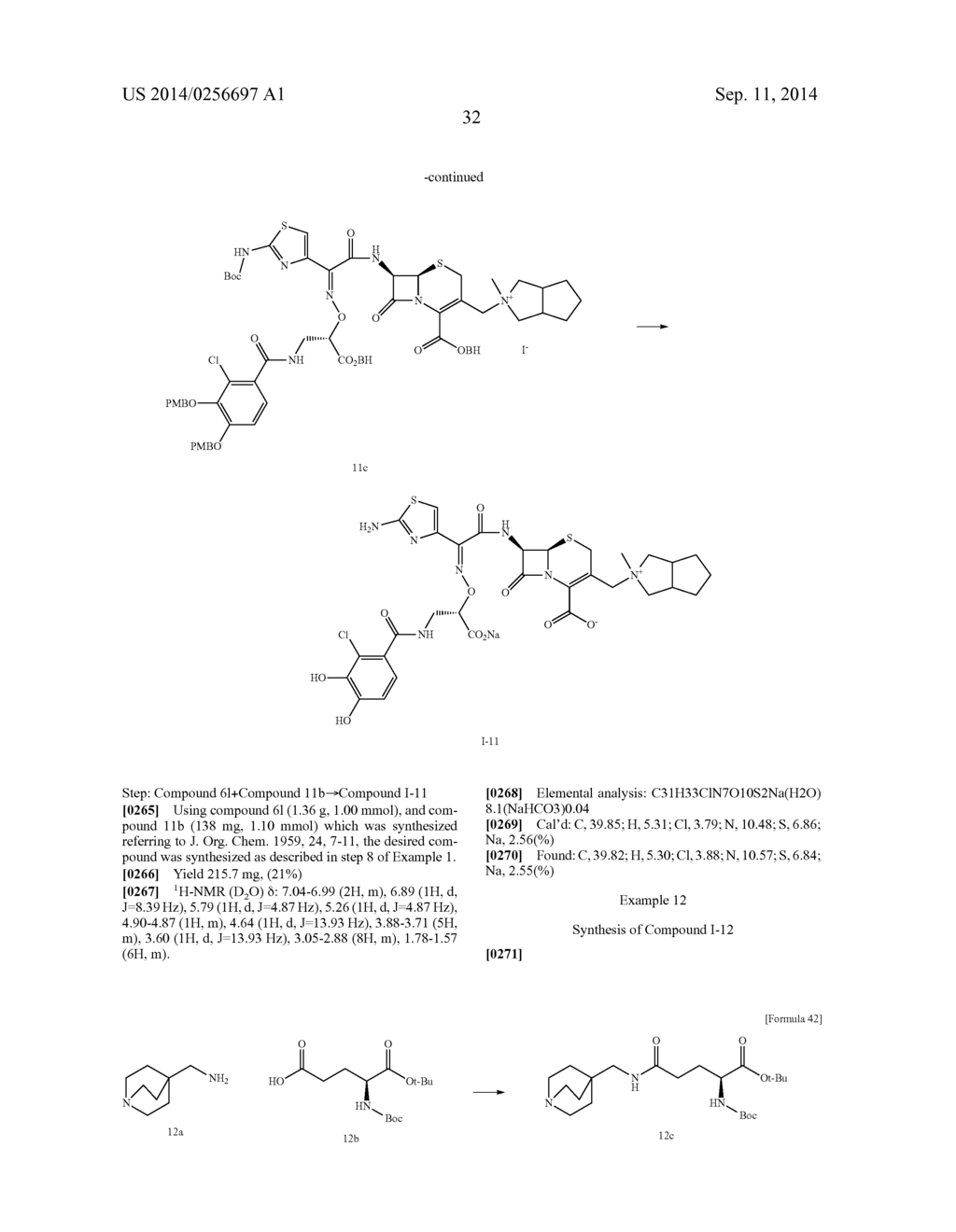 CEPHEM DERIVATIVE HAVING CATECHOL GROUP - diagram, schematic, and image 33