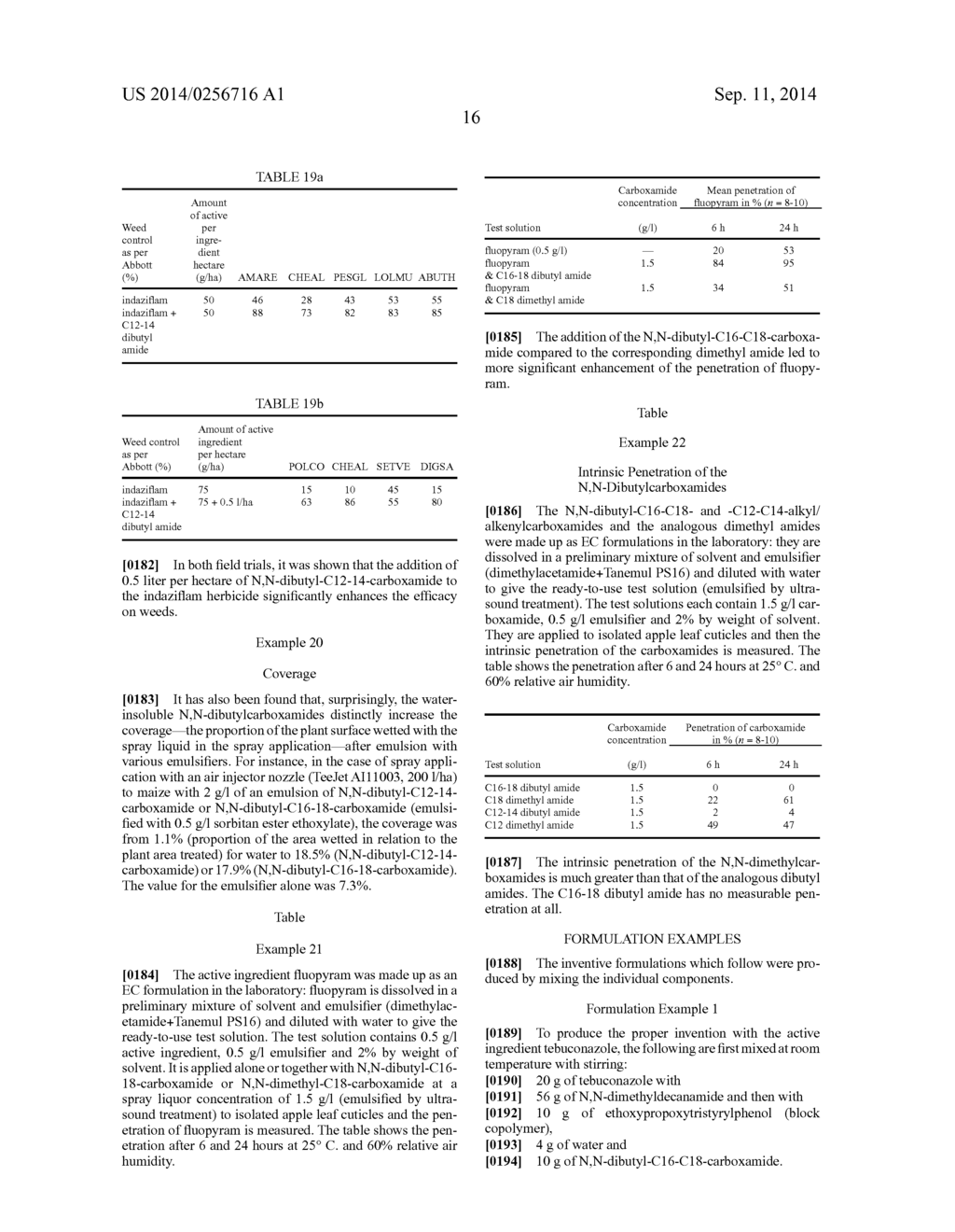 USE AND AGROCHEMICAL COMPOSITION OF CARBOXYLIC ACID DIBUTYLAMIDES - diagram, schematic, and image 17