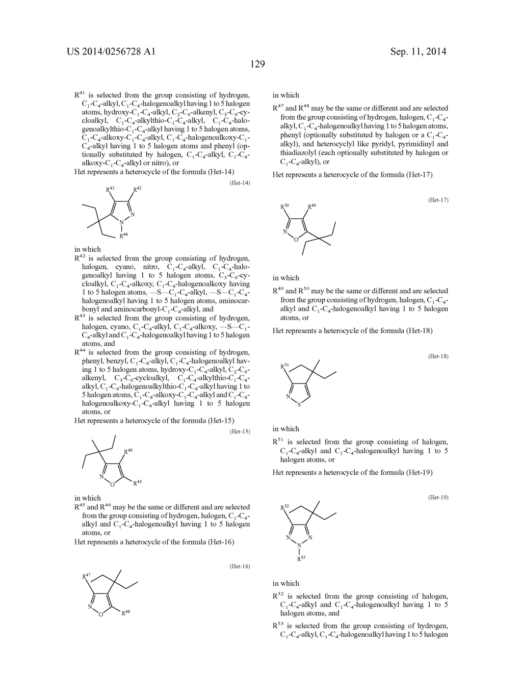 COMPOUNDS WITH NEMATICIDAL ACTIVITY - diagram, schematic, and image 130