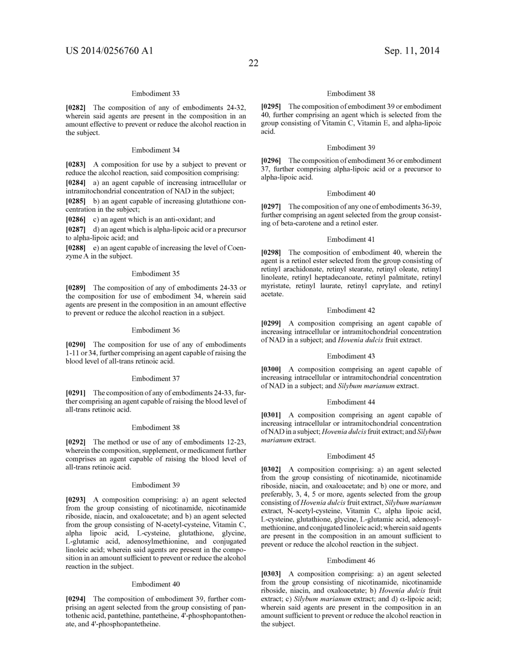 REDUCTION OR PREVENTION OF ALCOHOL REACTION WITH DIETARY SUPPLEMENTS - diagram, schematic, and image 23