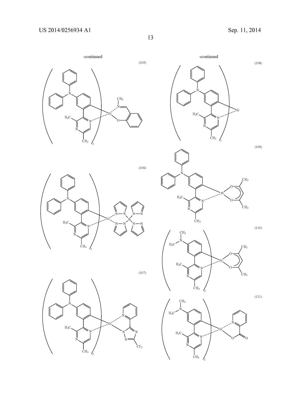 Organometallic Complex, Light-Emitting Element, Light-Emitting Device, and     Electronic Device Including the Organometallic Complex - diagram, schematic, and image 26