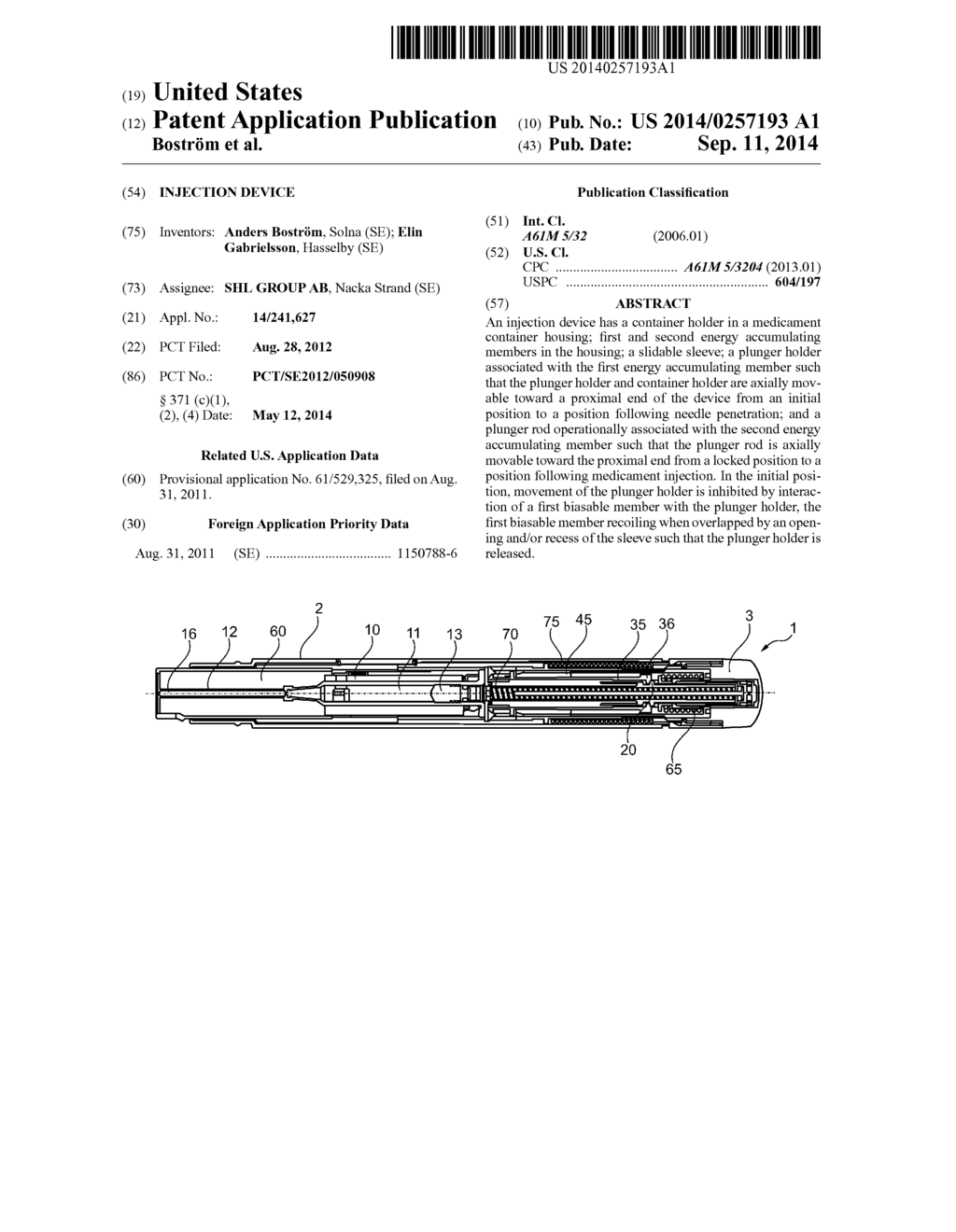 Injection Device - diagram, schematic, and image 01