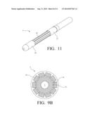 INTERSTITIAL ULTRASONIC DISPOSABLE APPLICATOR AND METHOD FOR TISSUE     THERMAL CONFORMAL VOLUME ABLATION AND MONITORING THE SAME diagram and image