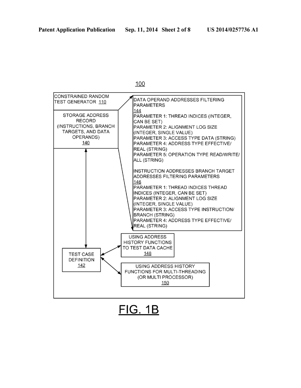 IMPLEMENTING AUTOMATED MEMORY ADDRESS RECORDING IN CONSTRAINED RANDOM TEST     GENERATION FOR VERIFICATION OF PROCESSOR HARDWARE DESIGNS - diagram, schematic, and image 03