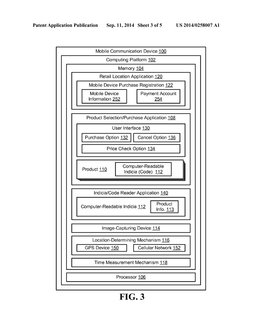 MOBILE DEVICE AS POINT OF TRANSACTION FOR IN-STORE PURCHASES - diagram, schematic, and image 04