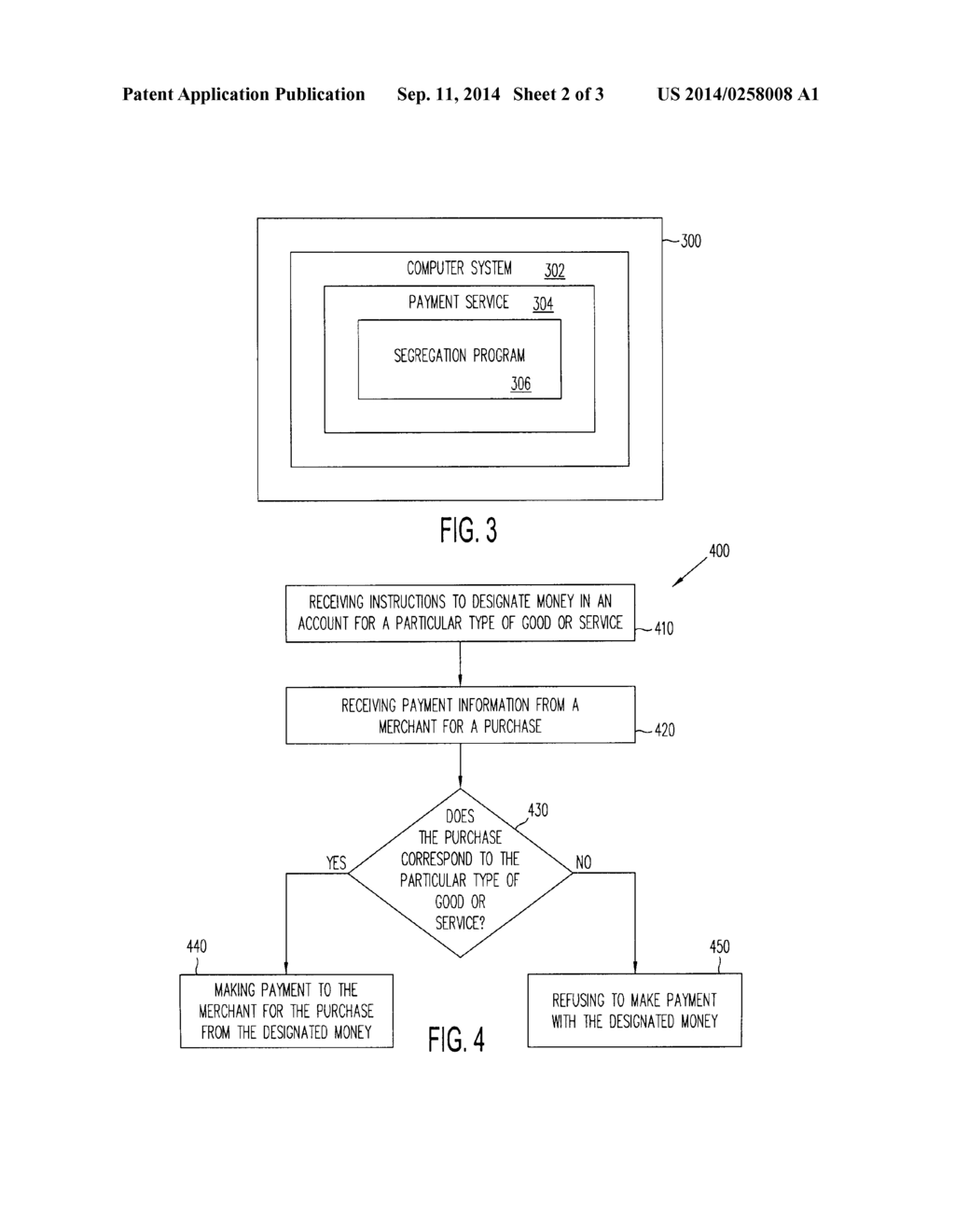 Systems, Methods, And Computer Program Products Providing Designation Of     Money With An Account - diagram, schematic, and image 03