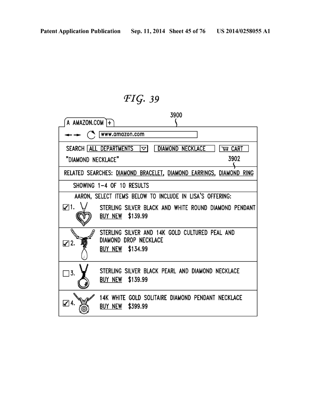 SYSTEM AND METHOD FOR A GIFT TRACKER - diagram, schematic, and image 47