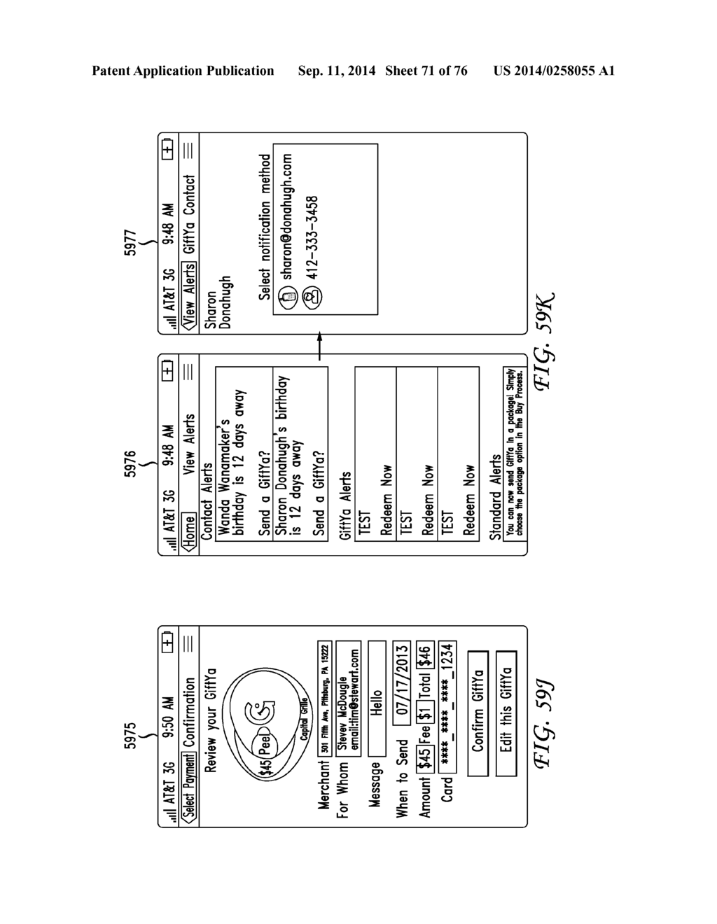 SYSTEM AND METHOD FOR A GIFT TRACKER - diagram, schematic, and image 73