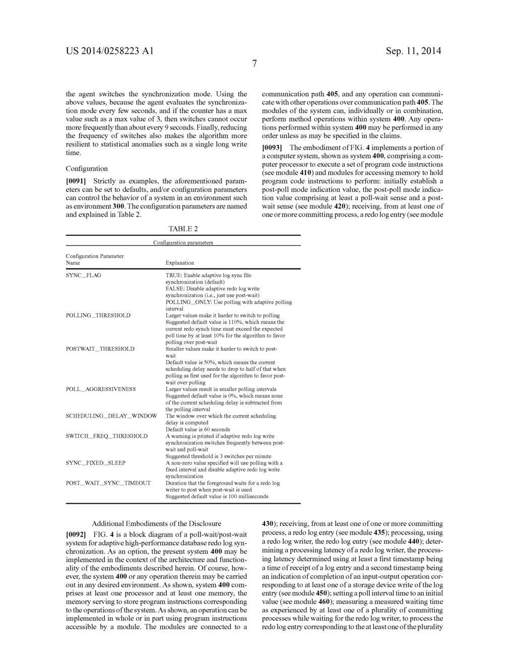 ADAPTIVE HIGH-PERFORMANCE DATABASE REDO LOG SYNCHRONIZATION - diagram, schematic, and image 16