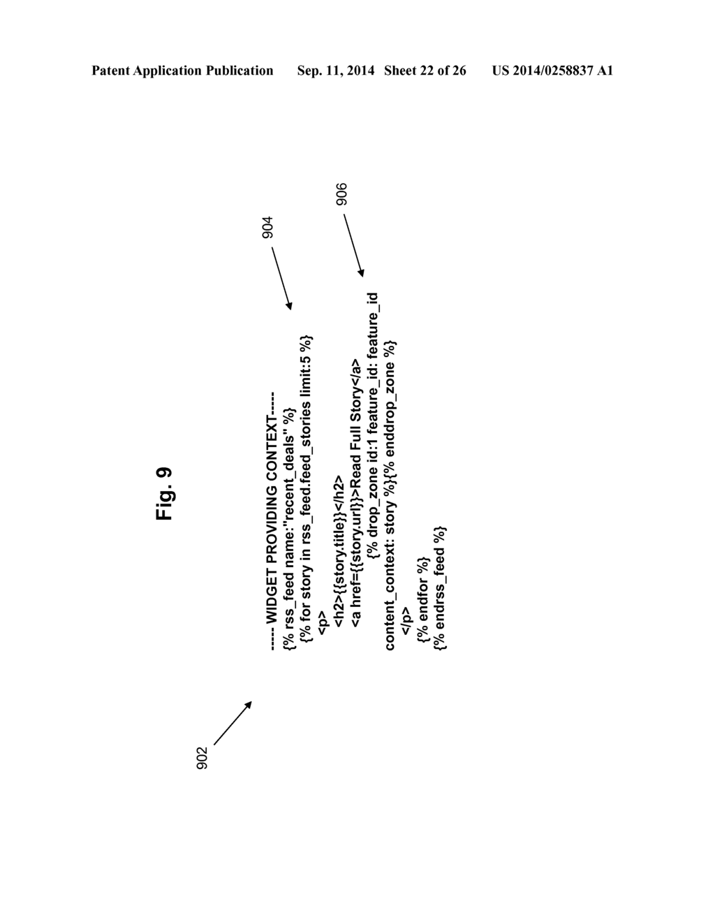 METHOD AND SYSTEM FOR IMPLEMENTING CONTEXTUAL WIDGETS - diagram, schematic, and image 23