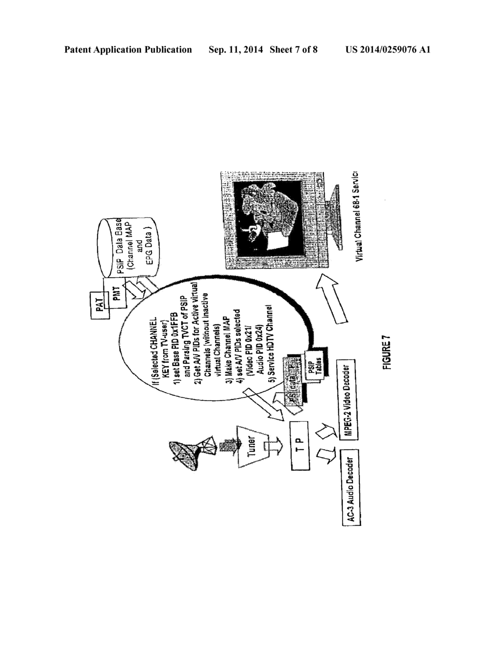 VIRTUAL CHANNEL TABLE FOR A BROADCAST PROTOCOL AND METHOD OF BROADCASTING     AND RECEIVING BROADCAST SIGNALS USING THE SAME - diagram, schematic, and image 08