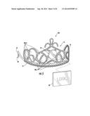 TIARA WITH INTERCHANGEABLE DISPLAY ELEMENTS diagram and image