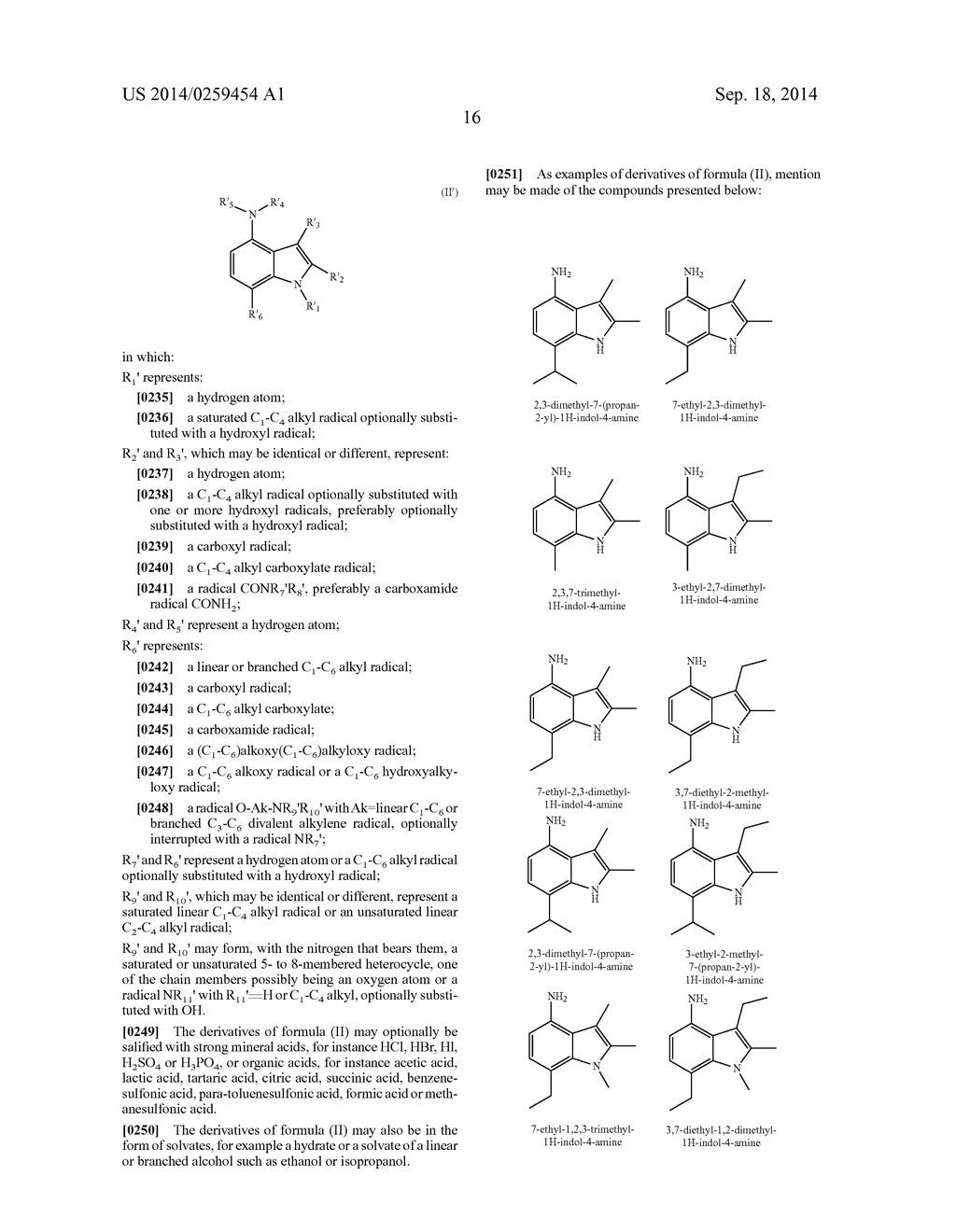 DYE COMPOSITION COMPRISING A HETEROCYCLIC OXIDATION BASE AND A     4-AMINOINDOLE COUPLER - diagram, schematic, and image 17